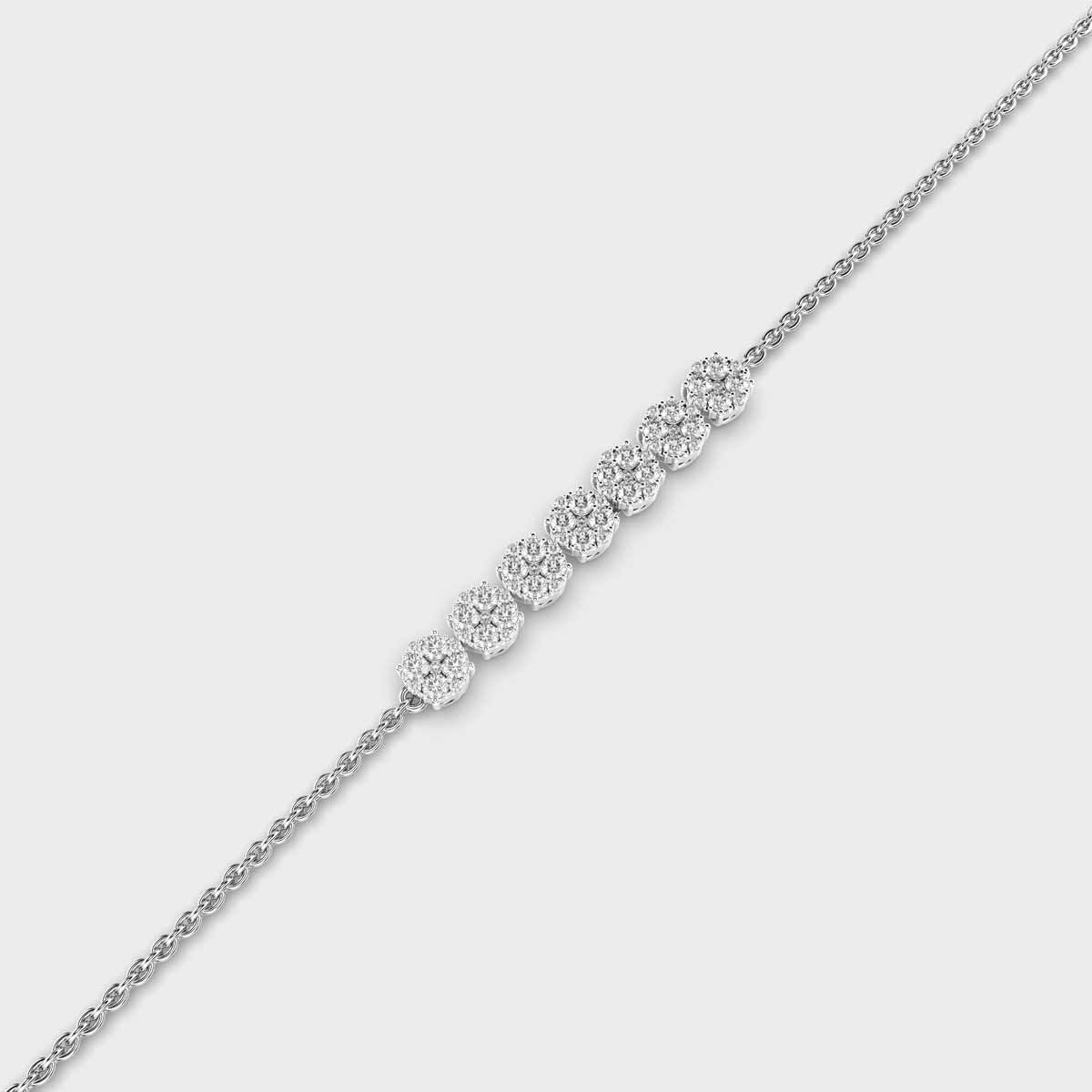 Septem Flora Diamond Quad Bracelet