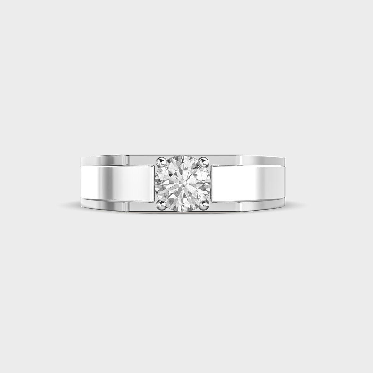 King's Honour Diamond Band Ring - View 6
