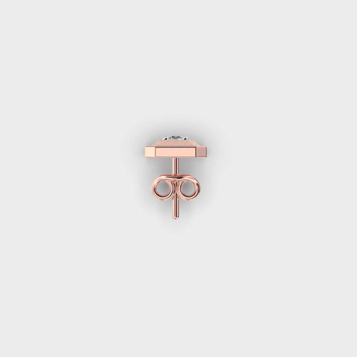 Octagonal Diamond Glamour Studs For Men