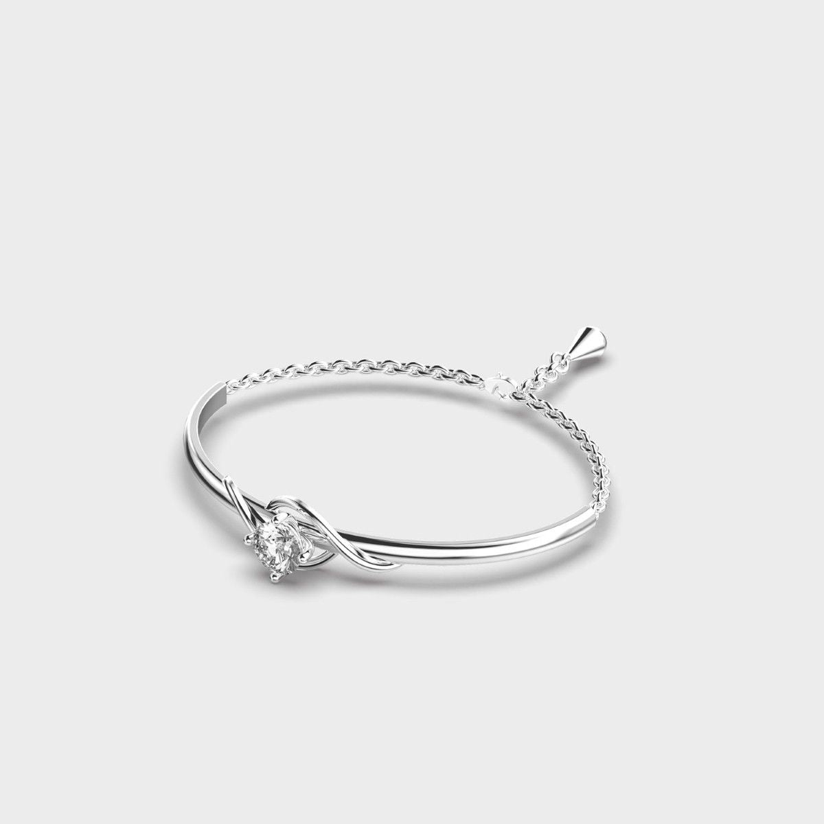 Diamond In Thistle Bracelet