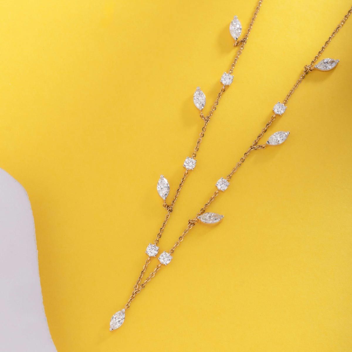 Velora Link Diamond Necklace