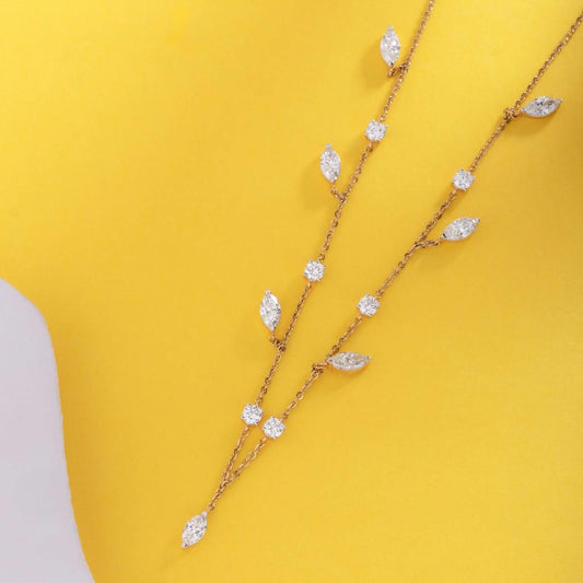Velora Link Diamond Necklace