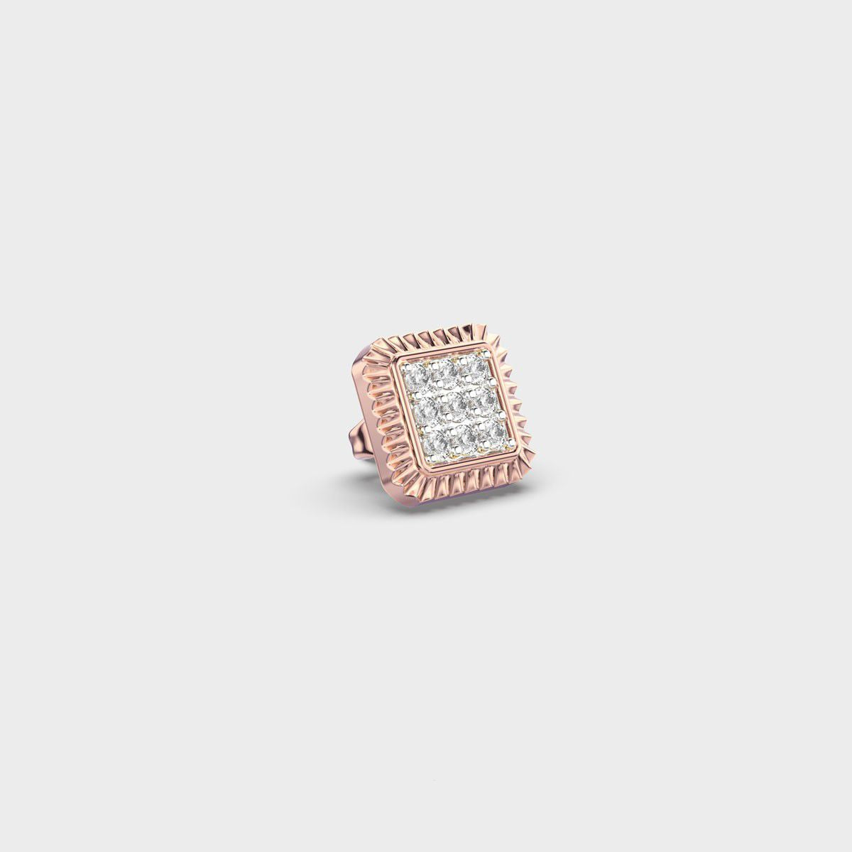 Gravitas Diamond Encrusted Studs