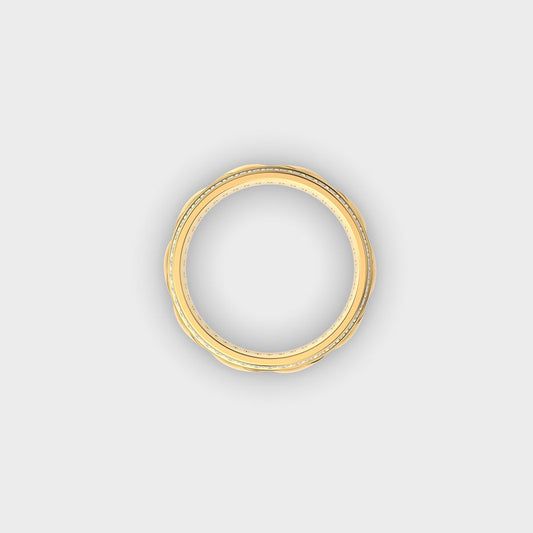 Twisted Rope Pave Diamond Band Ring - View 13