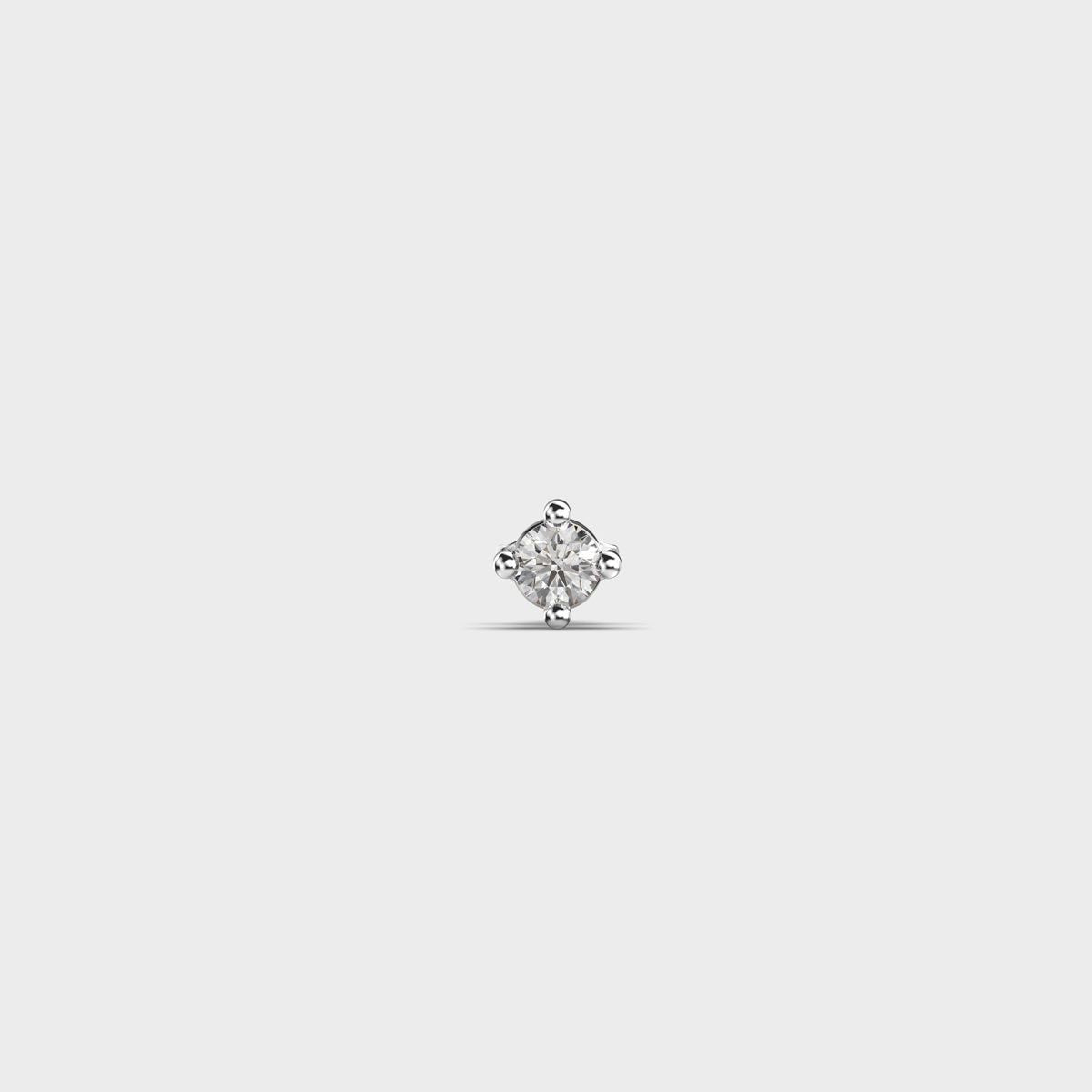 Mini Solo Diamond Ear Stud For Men