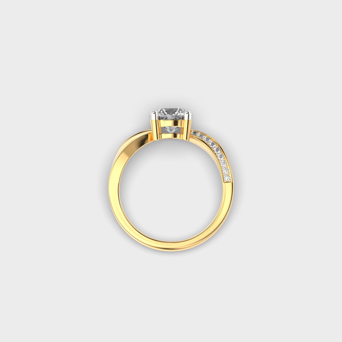 Zen Bloom Padma Cut Diamond Ring - View 4
