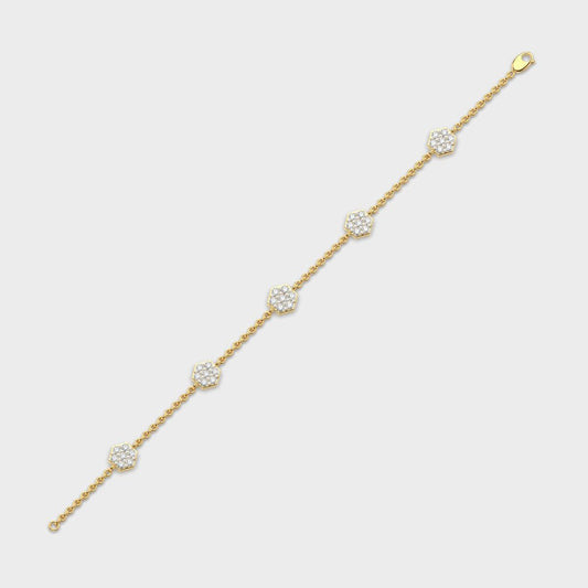 Soft Radiance Diamond Bracelet