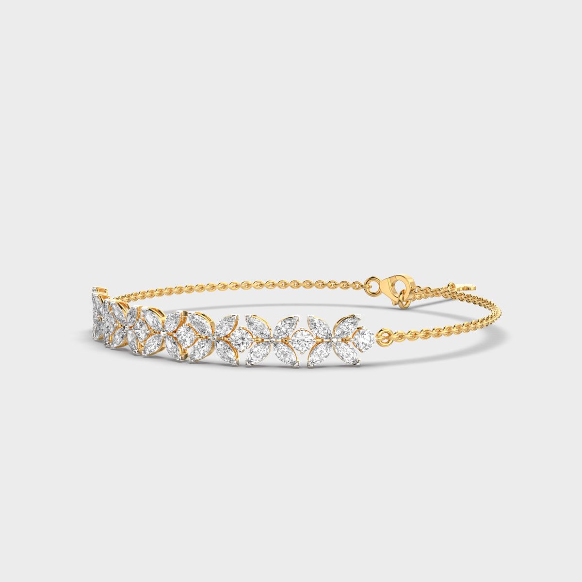 Mixed-Cut Marvel Diamond Bracelet