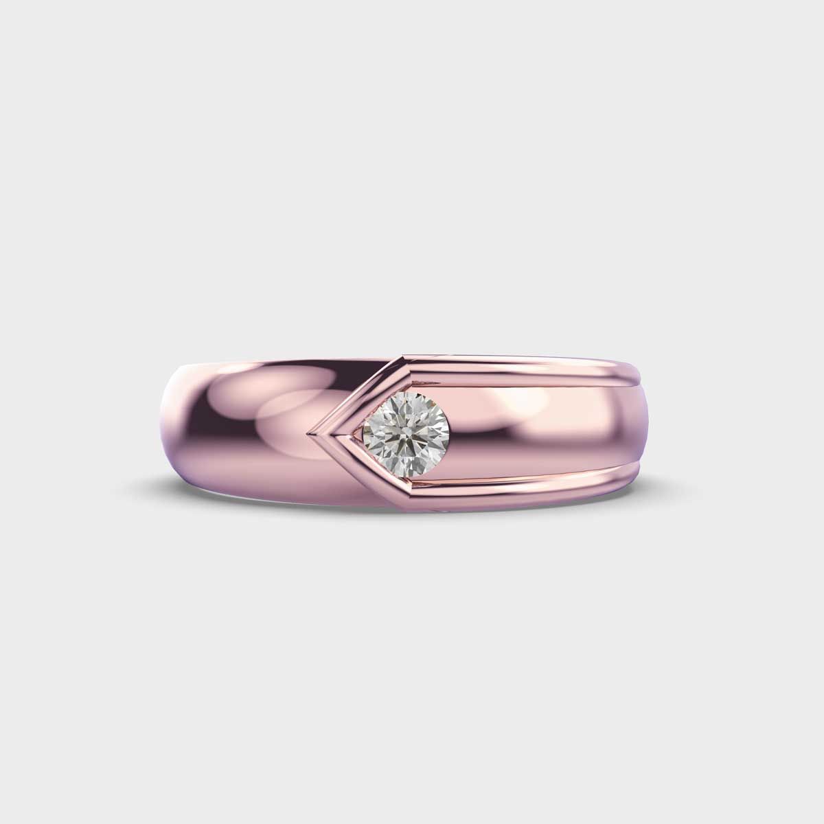 Modern Diamond Band Ring For Men - View 1