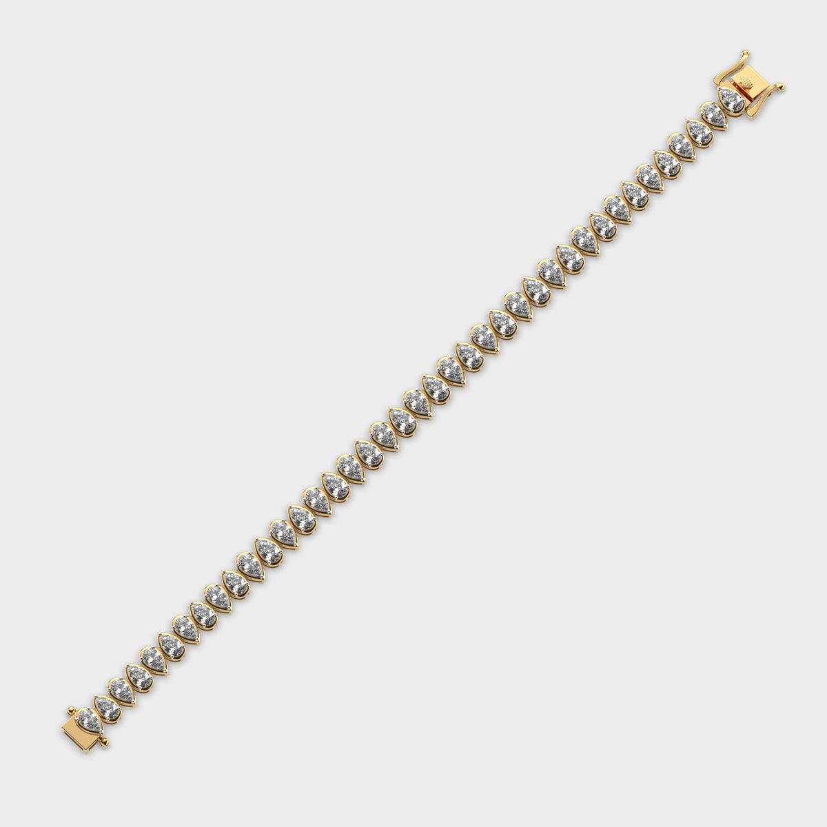 Pretty Woman Pear Diamond Bracelet