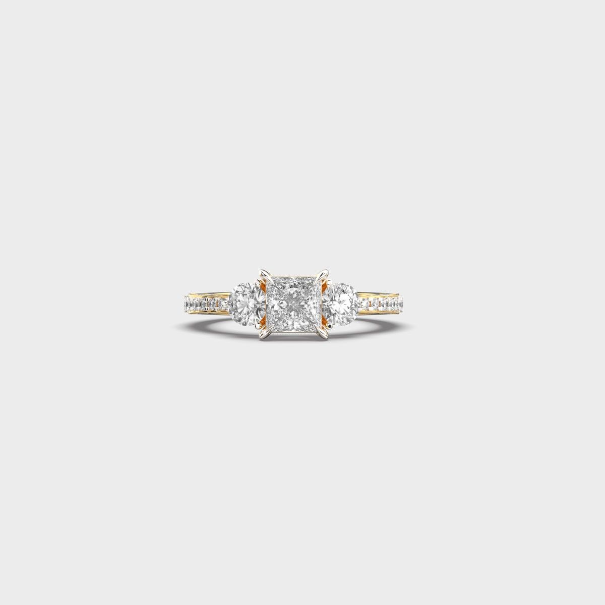 Radiant Diamond Ring - View 1
