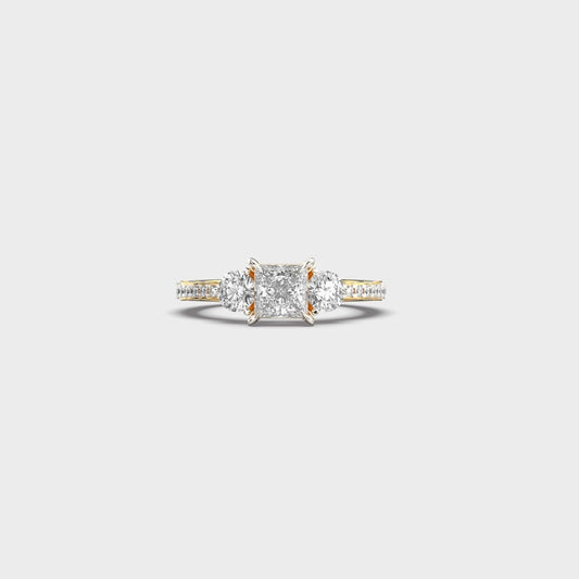 Radiant Diamond Ring - View 1
