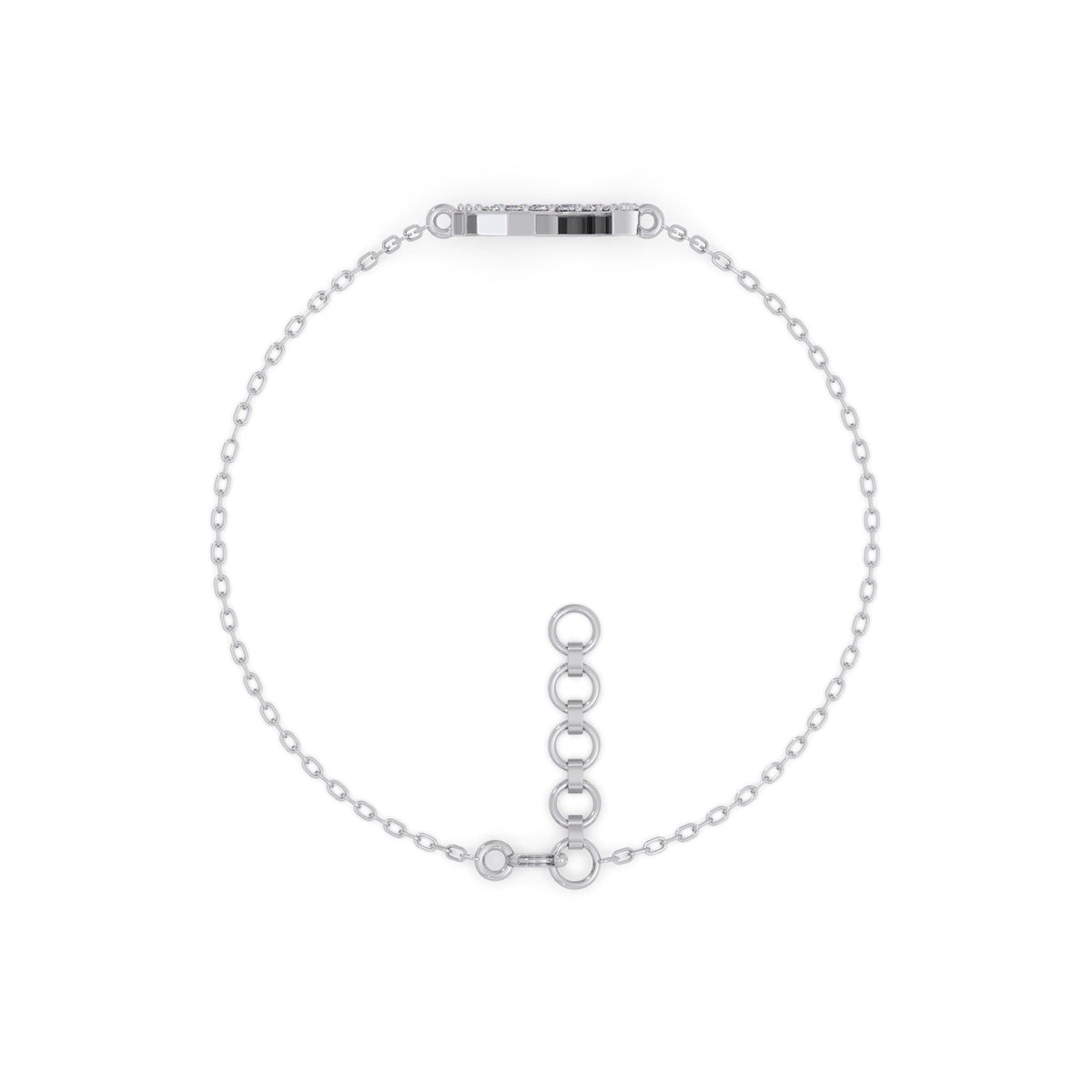 Pink Stardust Moon Diamond Kids Bracelet