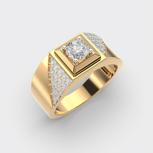 Sync Point Diamond Ring - View 11