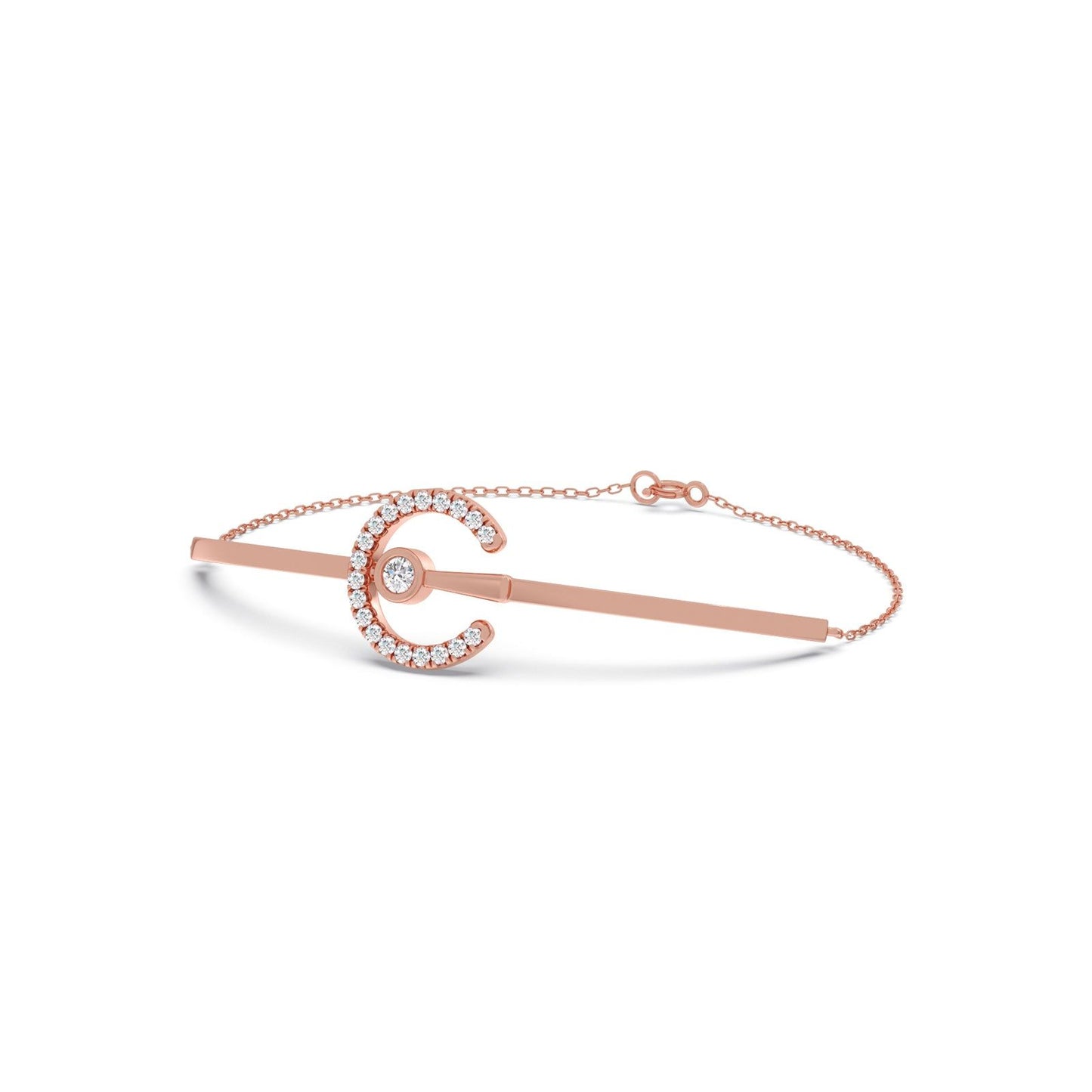 Cresta Diamond Chain Bracelet