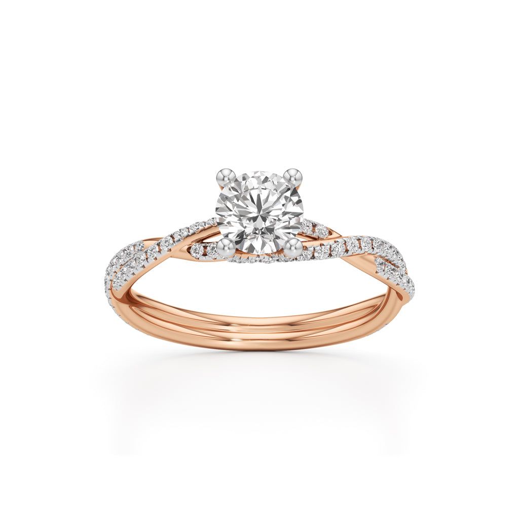 Twiluxe Embrace Solitaire Ring
