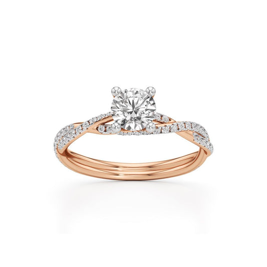 Twiluxe Embrace Solitaire Ring