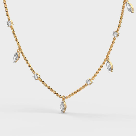 Velora Link Diamond Necklace
