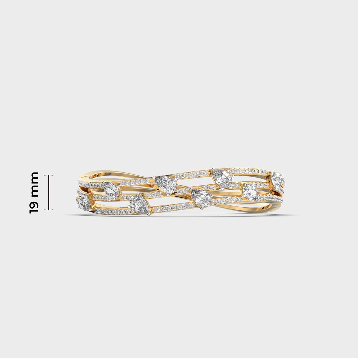 Aphrodites Weapon Diamond Cluster Bracelet