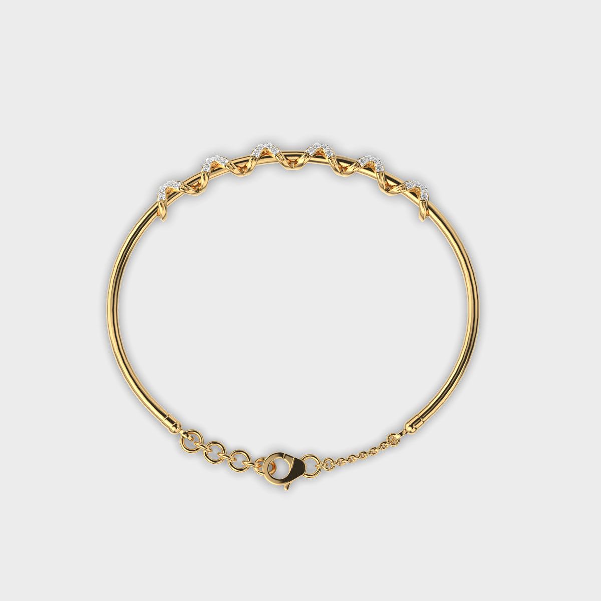 Designed in Contrast Diamond Bracelet