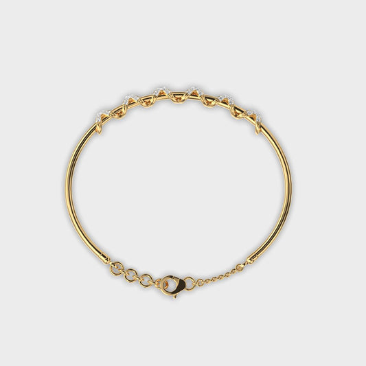 Designed in Contrast Diamond Bracelet