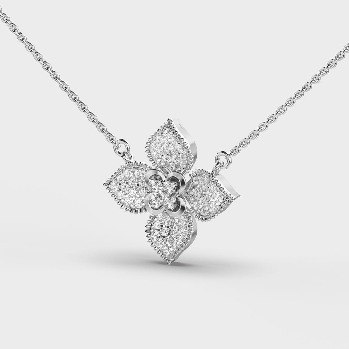 Demogorgon Clustered Diamond Necklace
