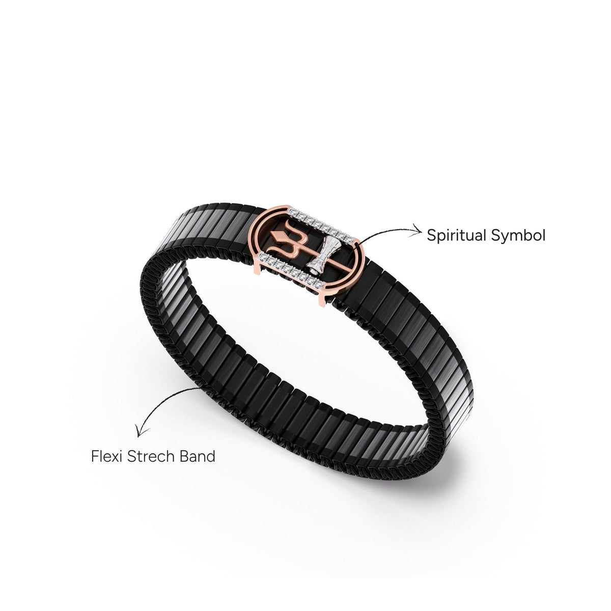 Iconic Shiva Diamond Men's Bracelet