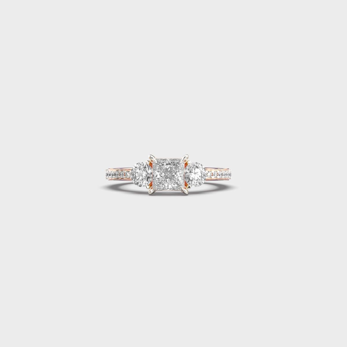 Radiant Diamond Ring - View 6