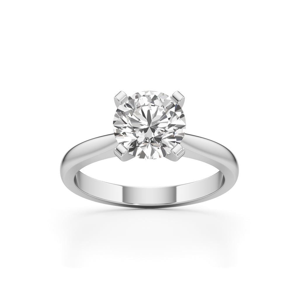 Solurelle 2Ct Round Cut Solitaire Ring