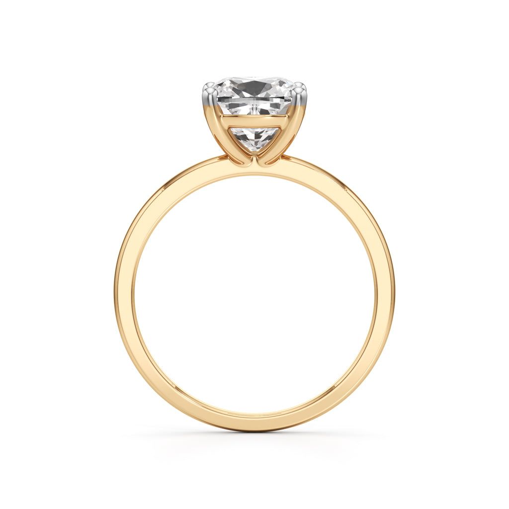 Eterna Cushion Solitaire Ring