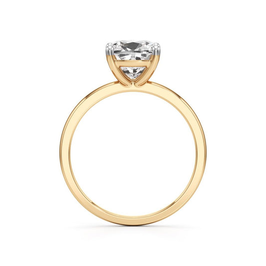 Eterna Cushion Solitaire Ring