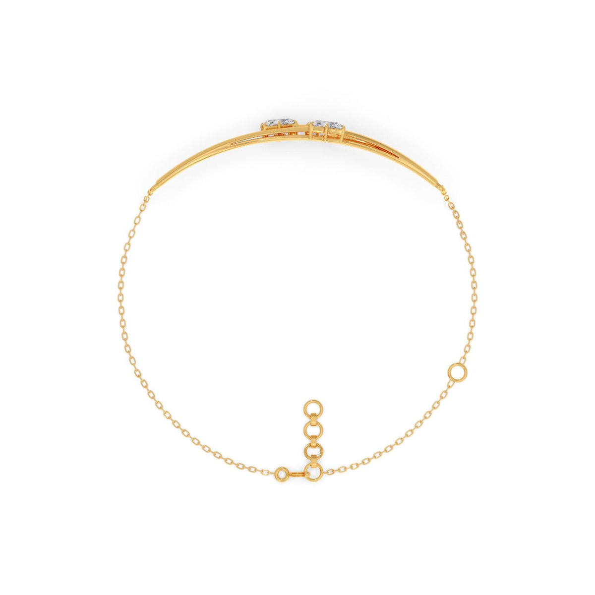 Hexa Twig Chain Bracelet
