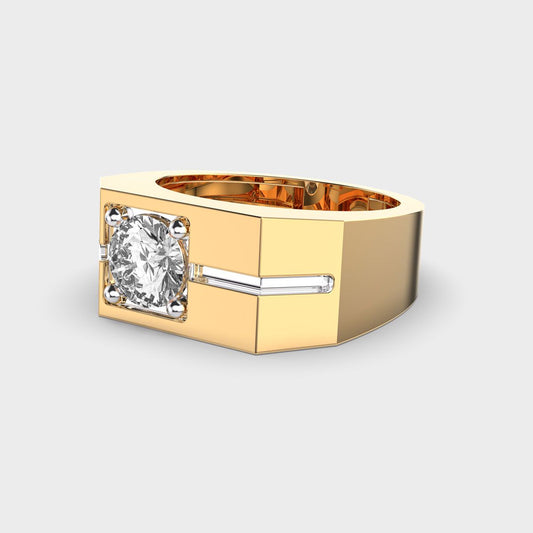 Chunky Diamond Band Ring - View 11