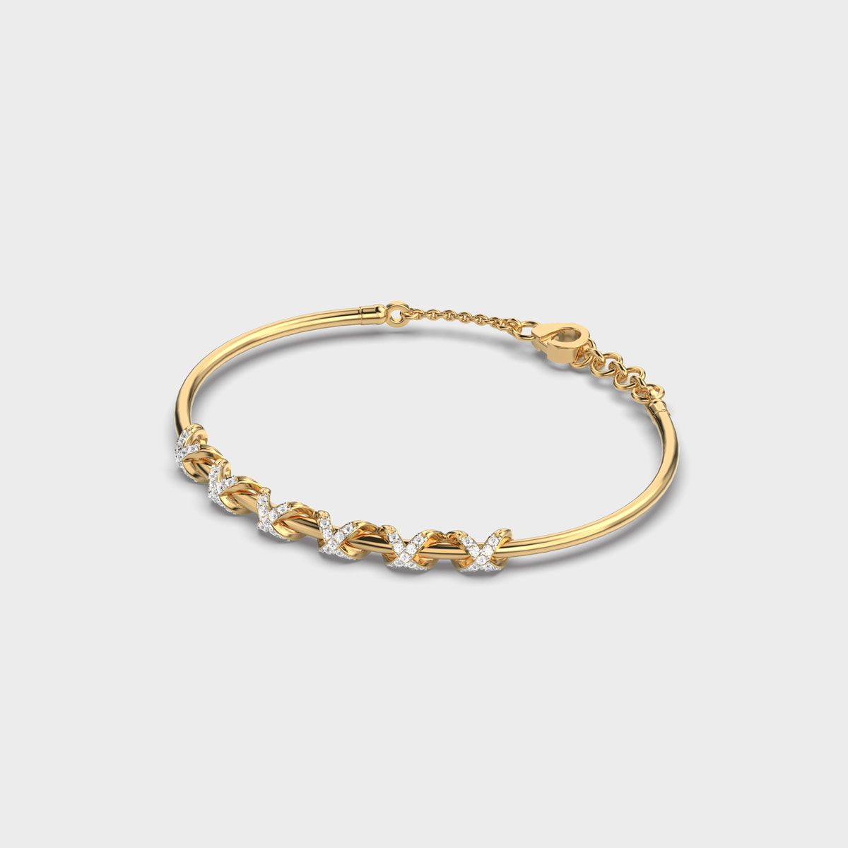 Designed in Contrast Diamond Bracelet