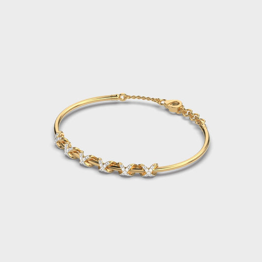 Designed in Contrast Diamond Bracelet