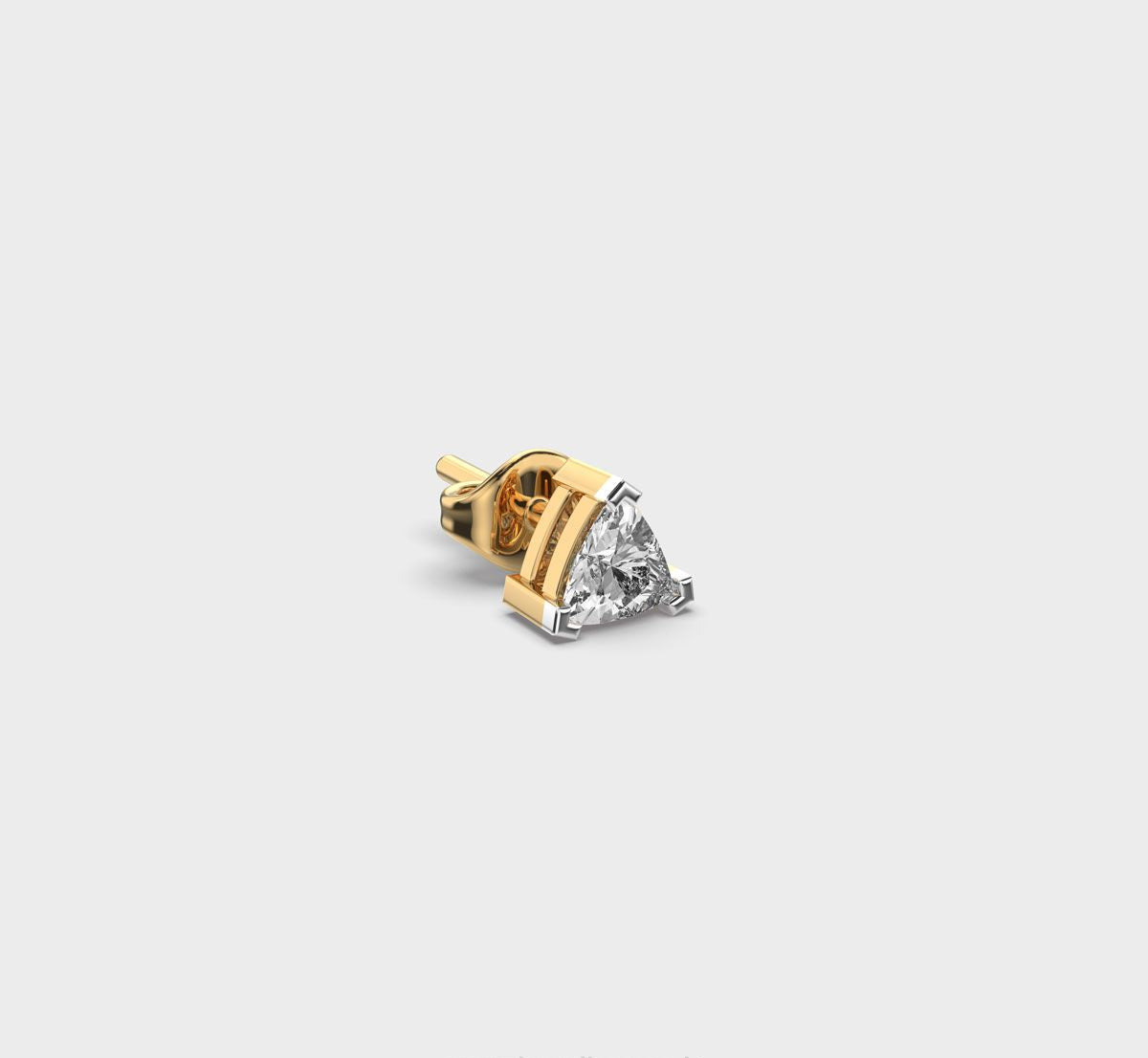 Elite Trillion Diamond Studs for Men