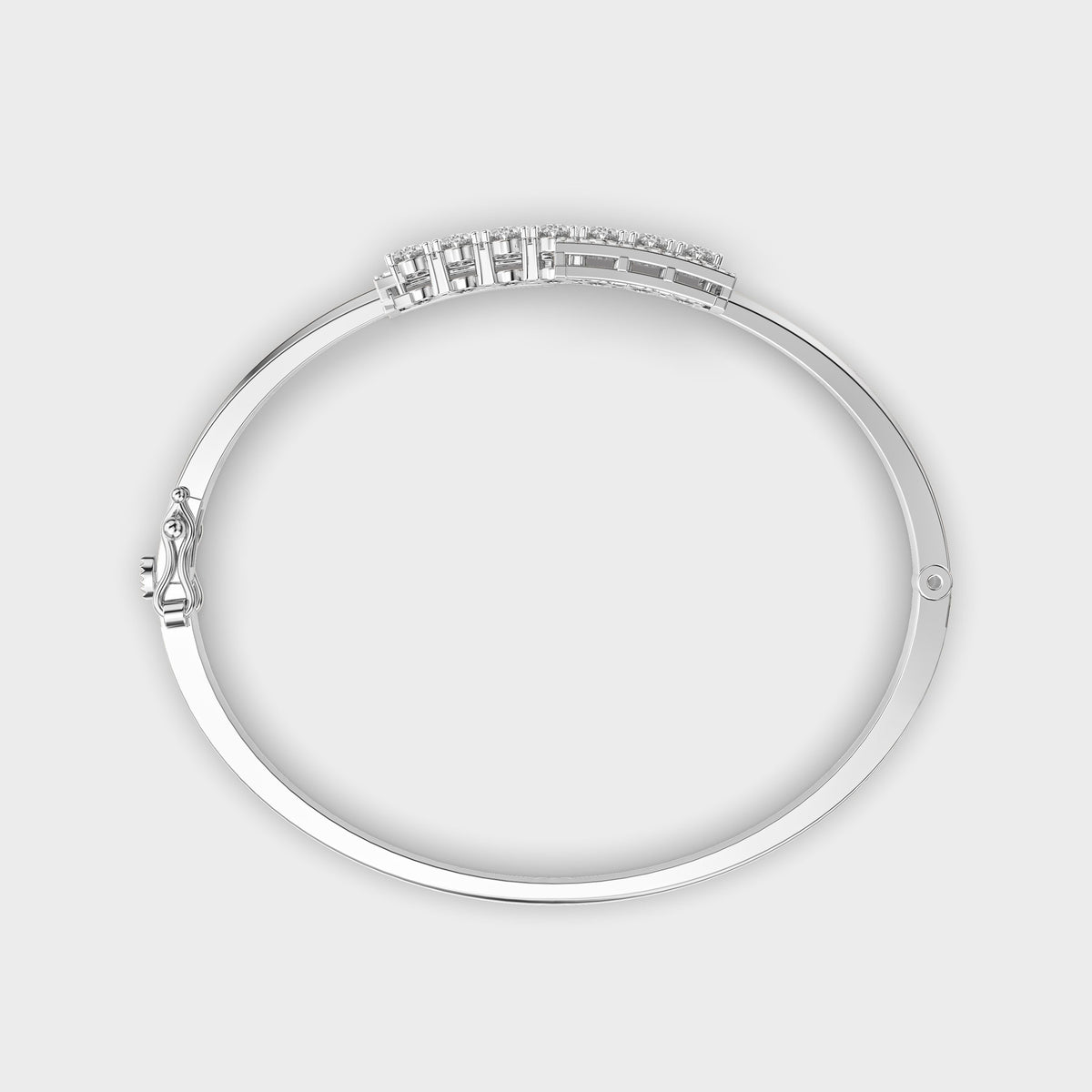 Bold Square Sparkle Diamond Bracelet