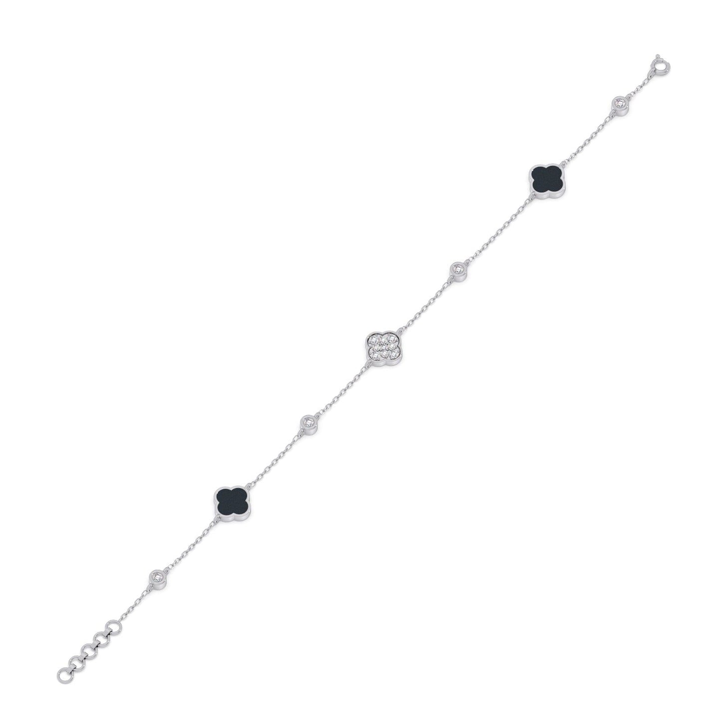 The Lucky Clover Diamond Bracelet