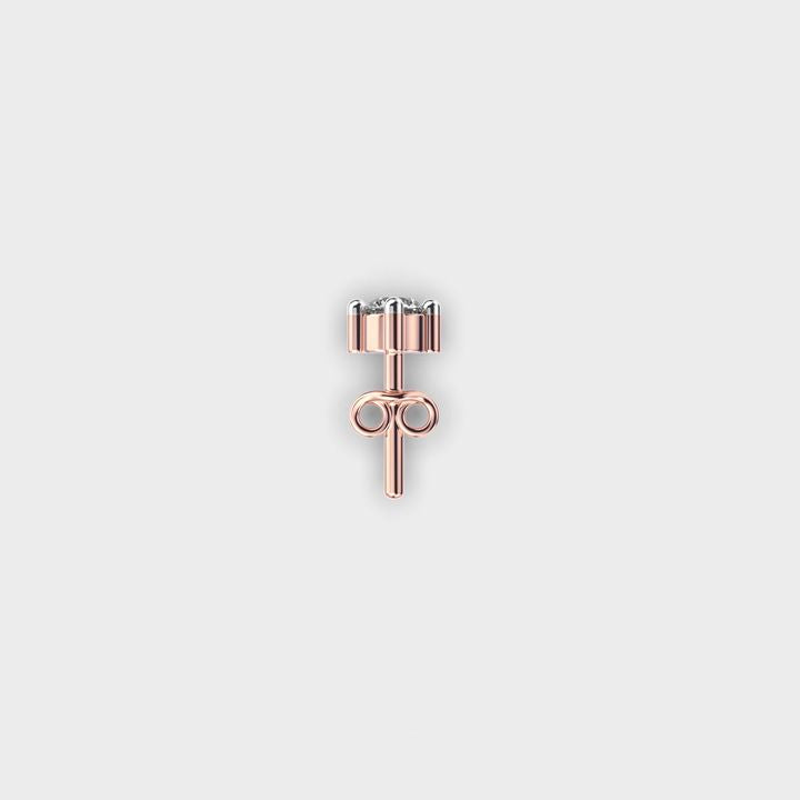 Mini Solo Diamond Ear Stud For Men