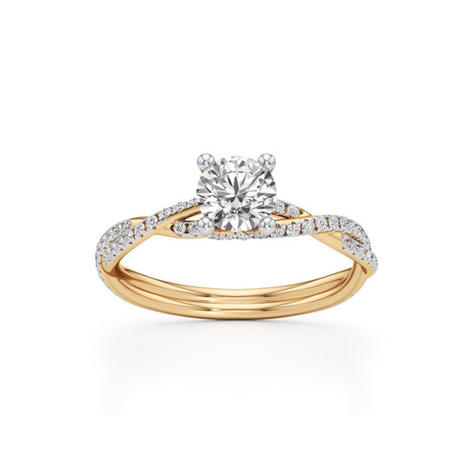 Twiluxe Embrace Solitaire Ring