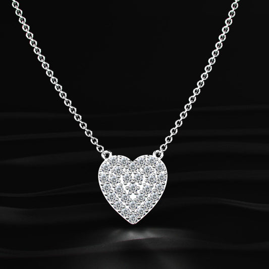 Chloe Heart Diamond Necklace