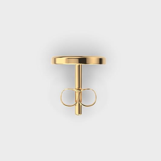 Sparkling Circlet Men Diamond Ear Studs
