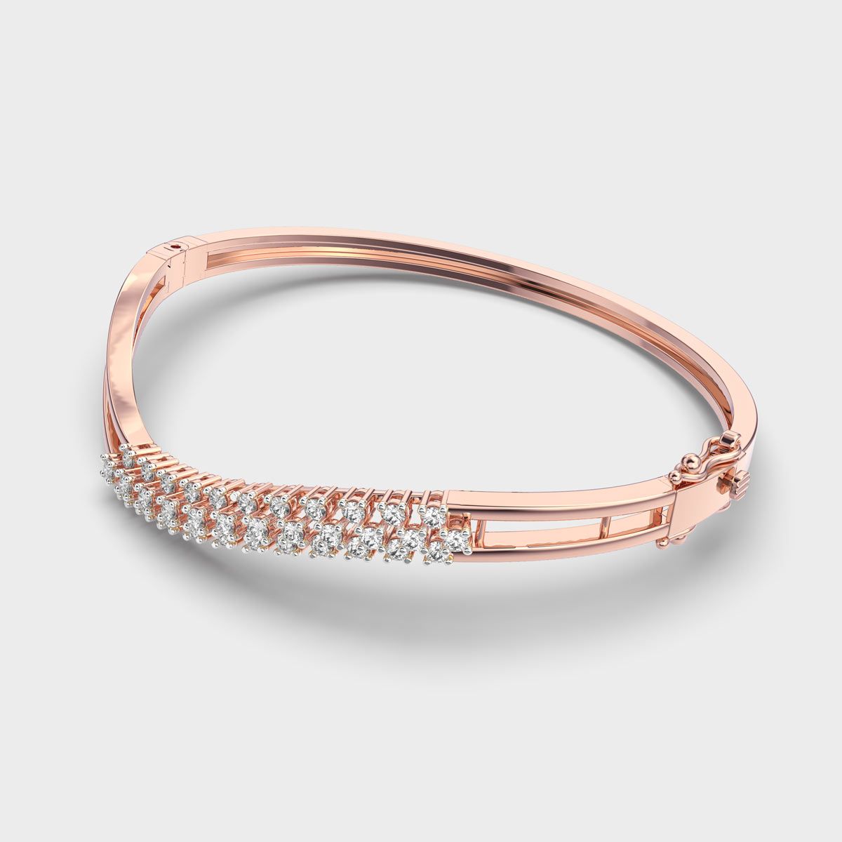 Serenade Wave Glam Diamond Bracelet