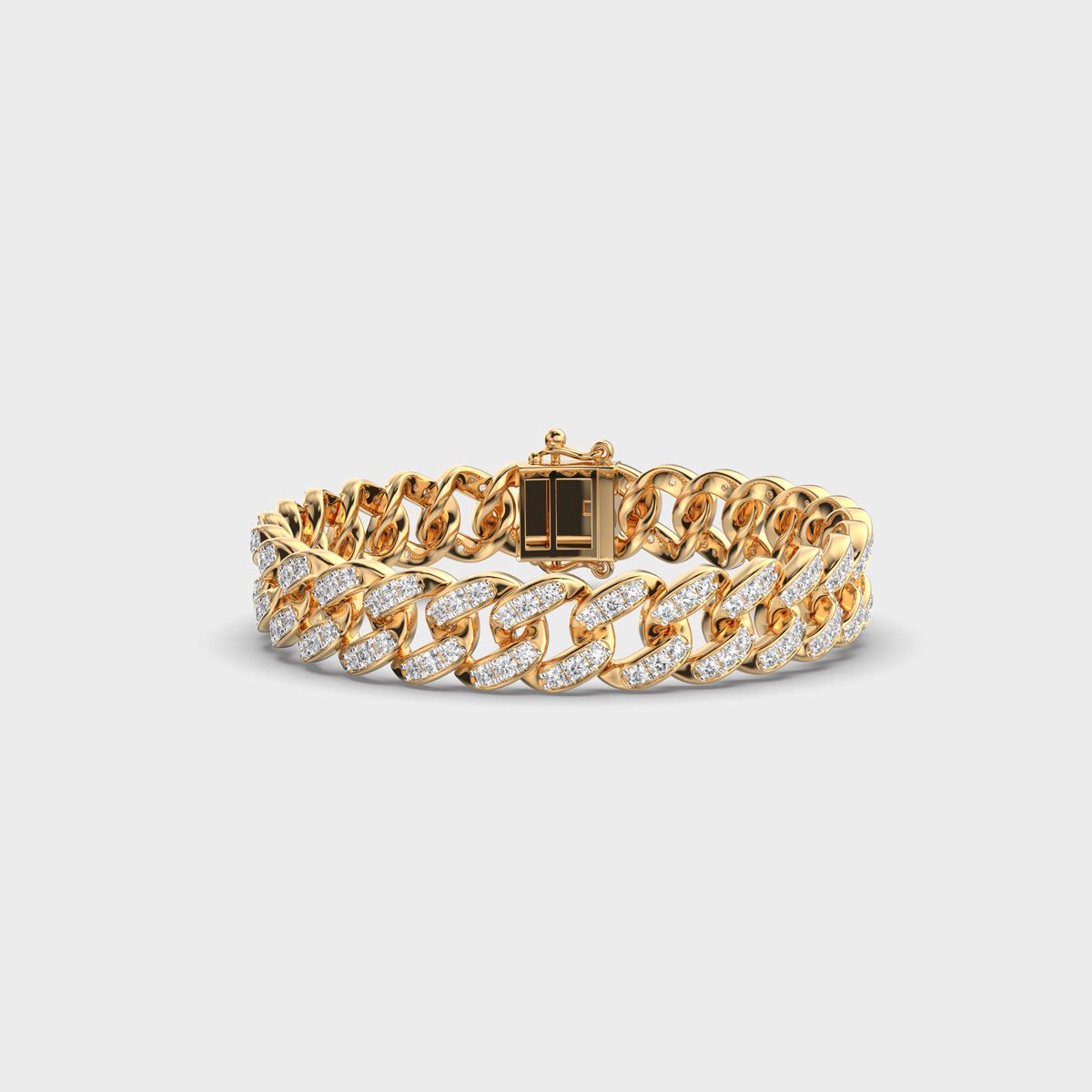 Chain of Love Diamond Cluster Bracelet