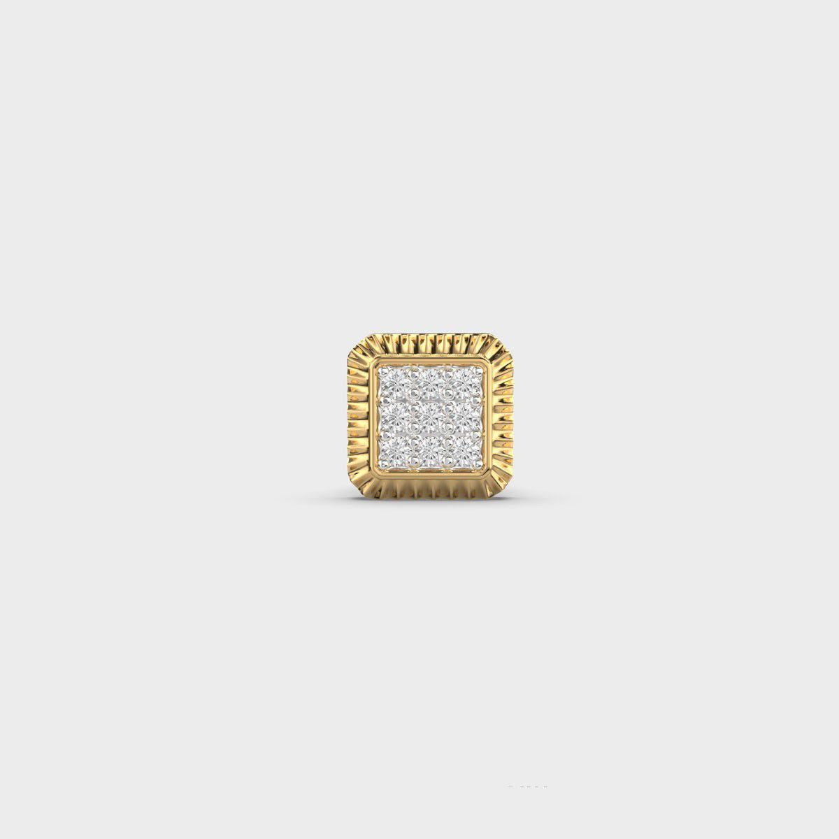 Gravitas Diamond Encrusted Studs