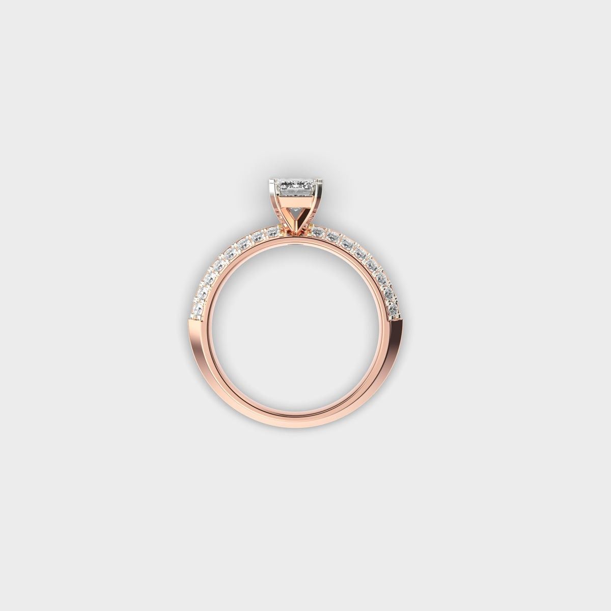 Emerald Essence Diamond Ring - View 10