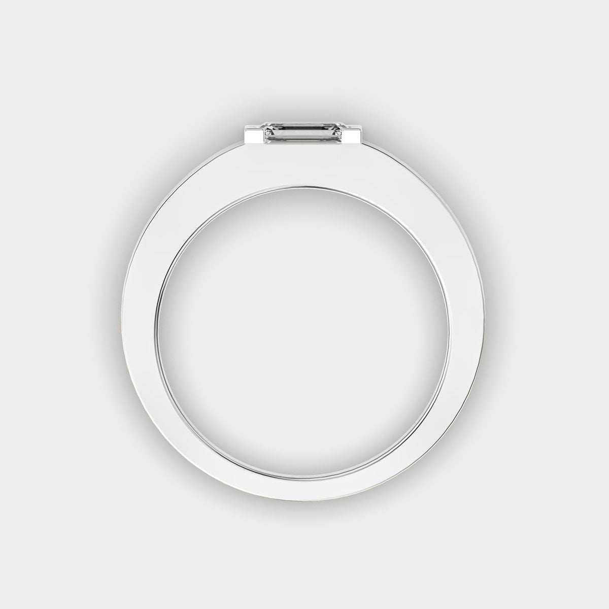 Earnest Proposal Diamond Band For Men - View 9