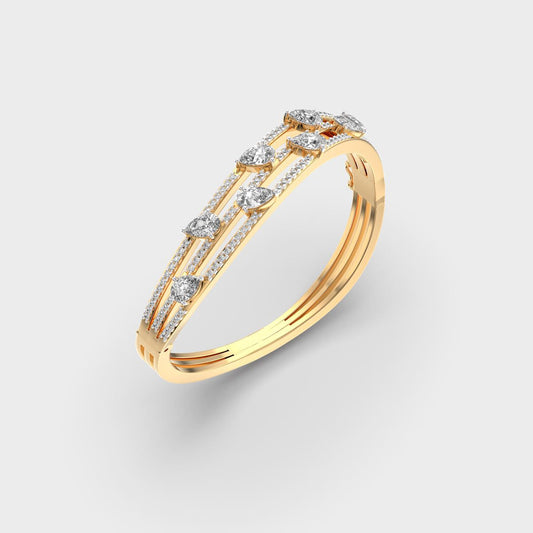 Aphrodites Weapon Diamond Cluster Bracelet