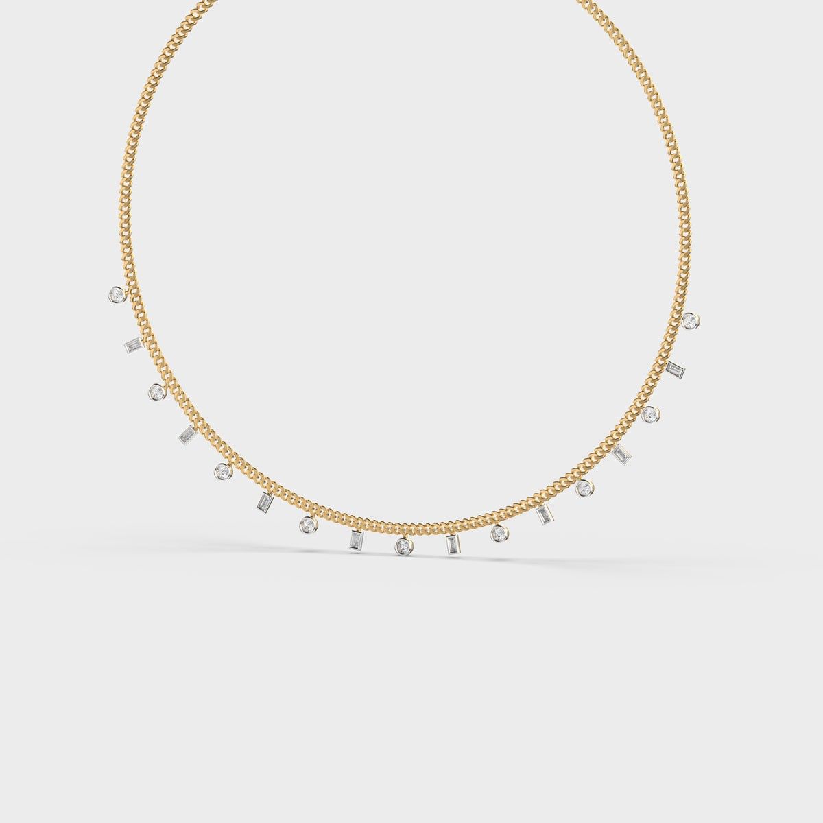 Minimal Elise Diamond Necklace