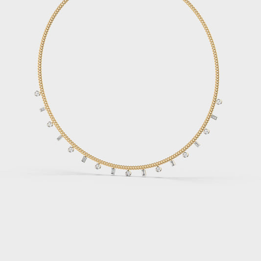 Minimal Elise Diamond Necklace